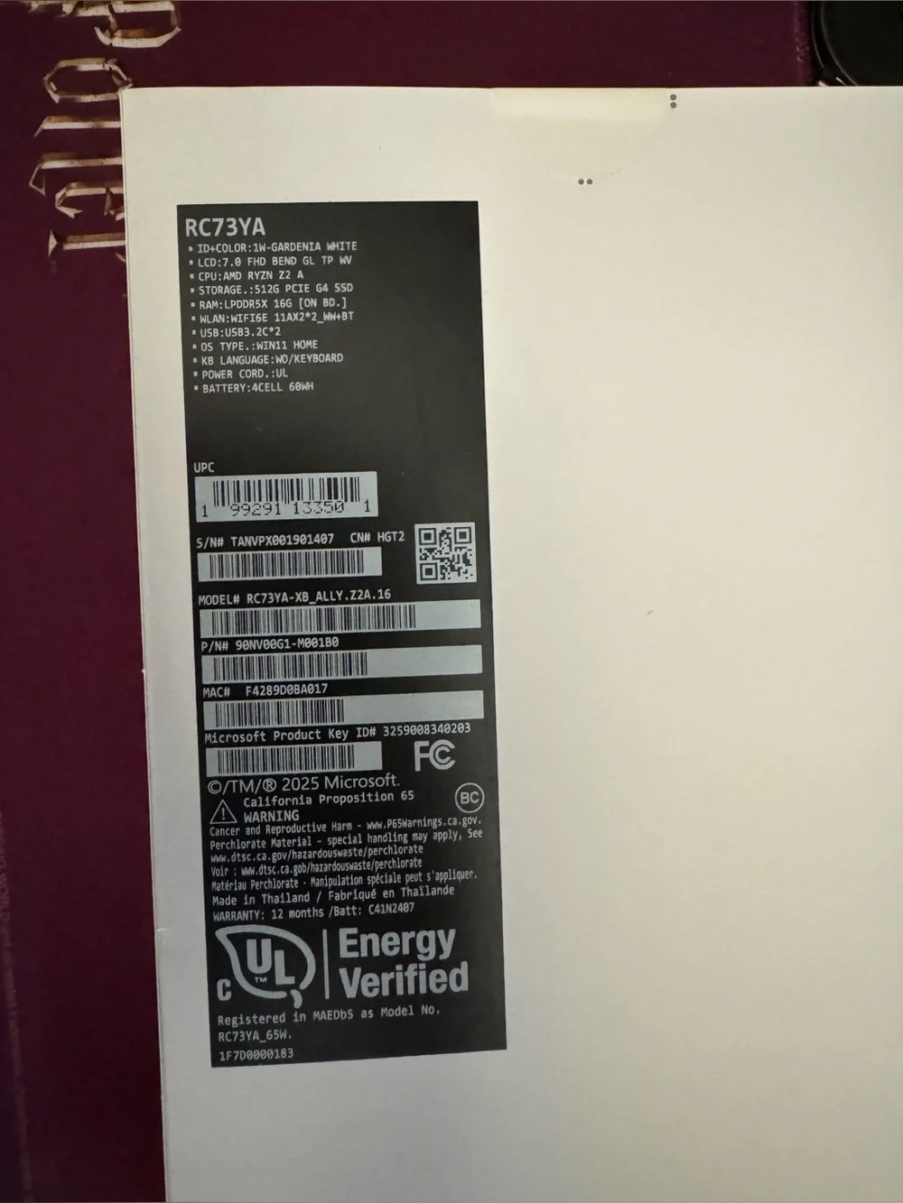 ASUS ROG Xbox Ally (2025) - Brand New